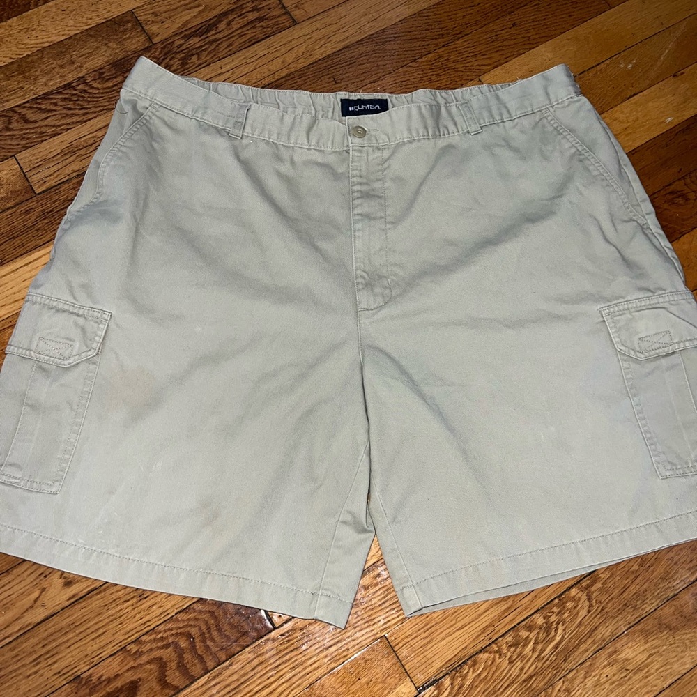 Puritan Men’s Khaki Cargo Shorts Size 42
